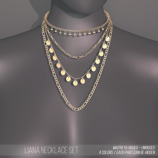CHAIN - Liana Necklace Set (add me)