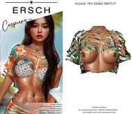 ERSCH - Caspiana top  -tropical straps-