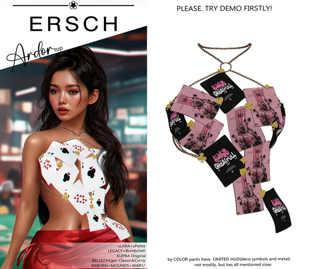 ERSCH - Ardor top -greatfull-
