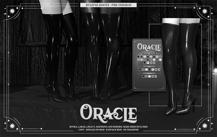 Oracle - Eclipse Boots - PBR Version - DEMO