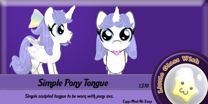 *LGW* Simple Pony Tongue Boxed