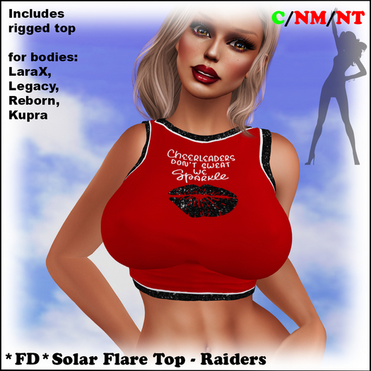 *FD* Solar Flare Top [Boxed] Raiders