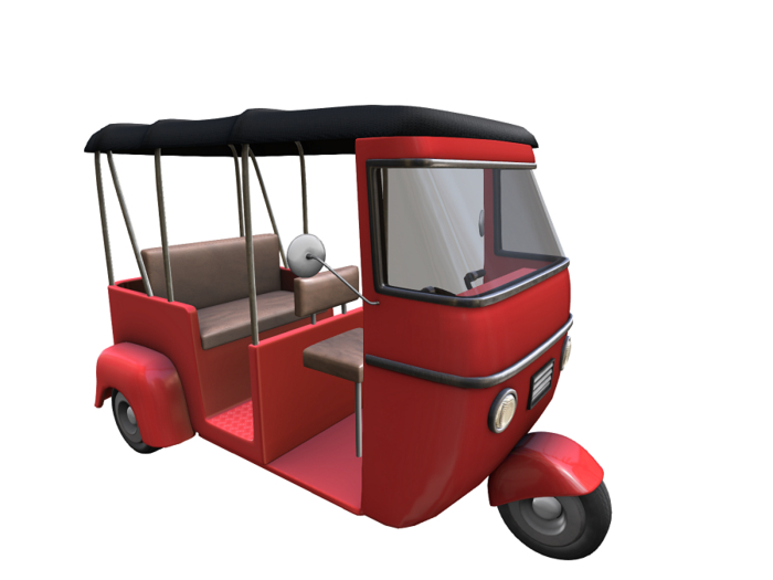 7. Serenity Style- Tuk Tuk RED