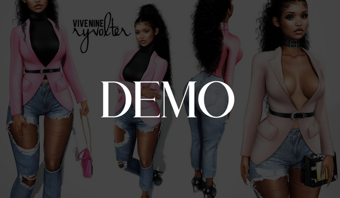 Chained-Up BF Jeans - DEMO