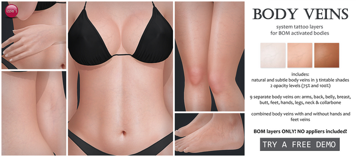 Izzie's - Body Veins