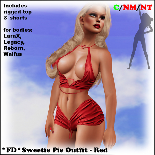*FD* Sweetie Pie Outfit [Boxed] Red