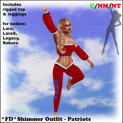 *FD* Shimmer Outfit [Boxed] Patriots
