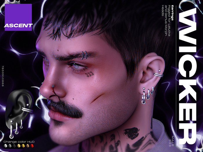 ASCENT - Wicker Earrings (Genus Morph + Lel EvoX M)