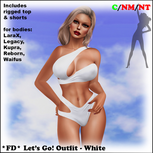 *FD* Let's Go! Outfit [Boxed] White