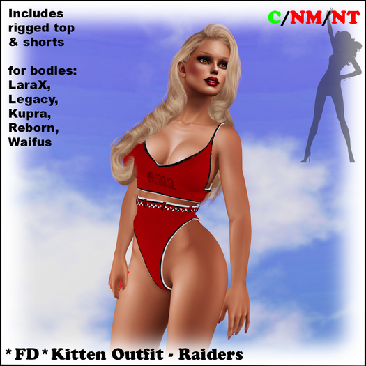 *FD* Kitten Outfit [Boxed] Raiders