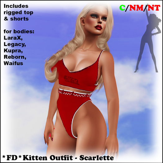 *FD* Kitten Outfit [Boxed] Scarlette