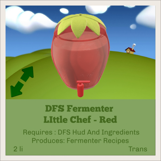 DFS Fermenter - LIttle Chef - Red