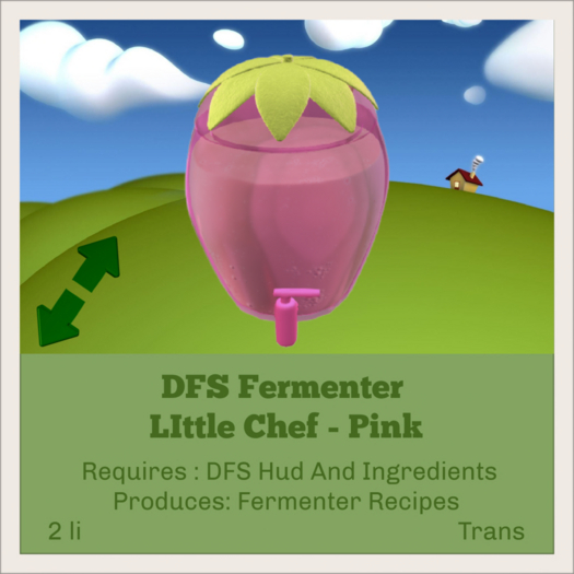 DFS Fermenter - LIttle Chef - Pink