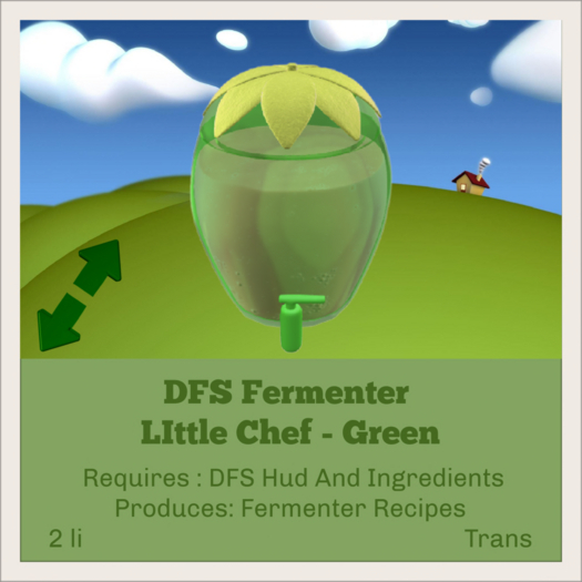 DFS Fermenter - LIttle Chef - Green
