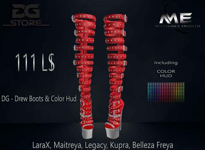 DG - Drew Boots & Color Hud - Unpacker