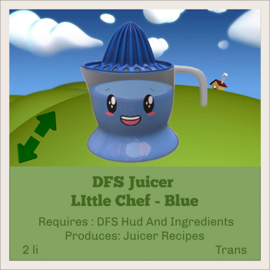 DFS Juicer - Little Chef - Blue