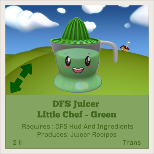 DFS Juicer - Little Chef - Green