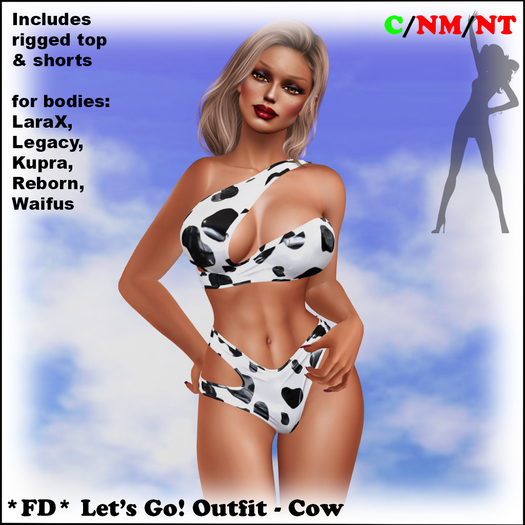 *FD* Let's Go! Outfit [Boxed] Cow