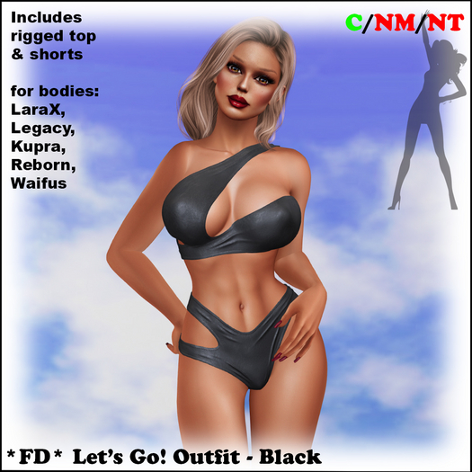 *FD* Let's Go! Outfit [Boxed] Black