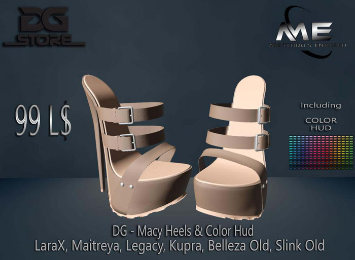 DG - Macy Heels & Color Hud - Unpacker