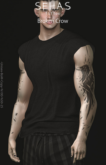 ::SEHAS::TaTToo Broken Crow