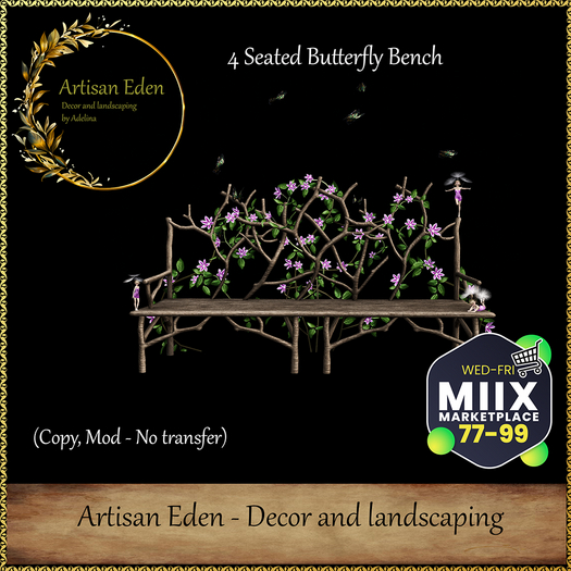 Butterfly bench MIIX MP