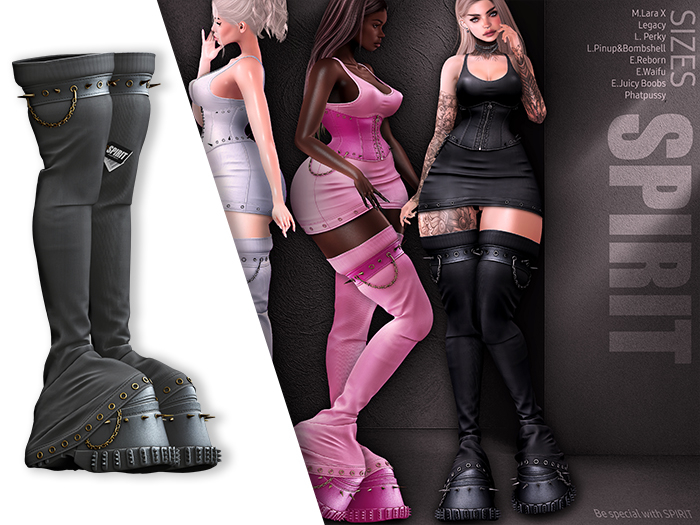 SPIRIT - Amira boots [GRAY]