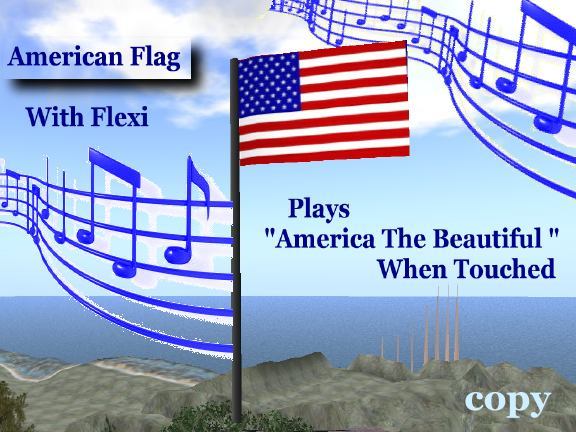 American Flag Plays "America The Beautiful" On Touch