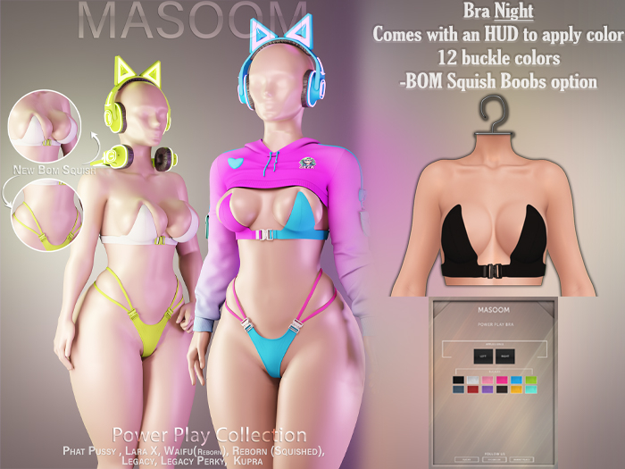 [[ Masoom ]] Power Play Bra - Night