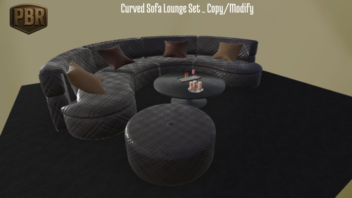 Curved Sofa Lounge Set _ Copy/Modify