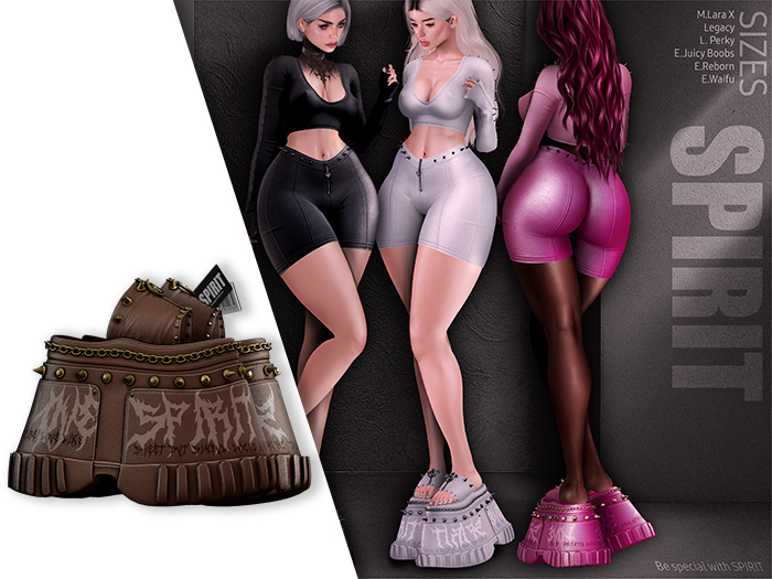 SPIRIT - Drizzy platforms [CHOCOLATE]