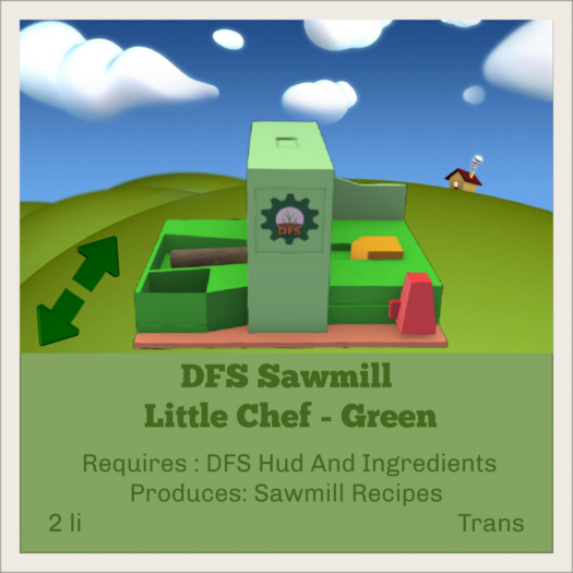 DFS Sawmill - Little Chef - Green