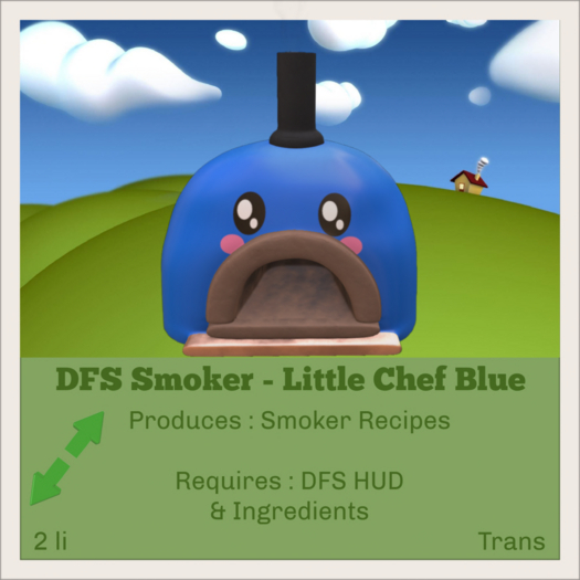 DFS Smoker - Little Chef Blue