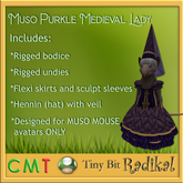 TBMM016 Purkle Medieval Lady