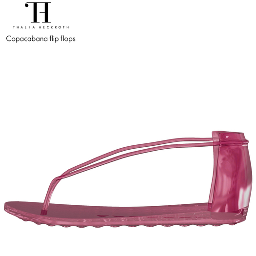 Thalia Heckroth - Copacabana flip flops (MAITREYA) ROSE