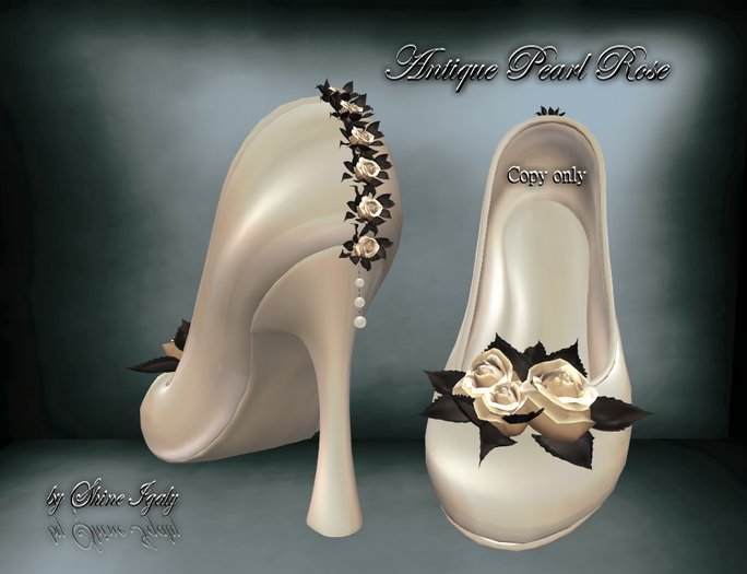 Antique Pearl Rose Pumps