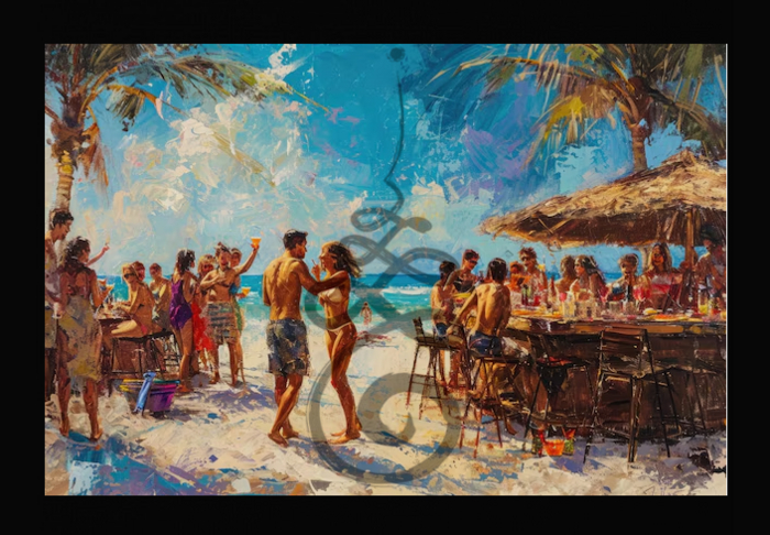 Beach Time! Framed Art