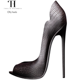 Thalia Heckroth - Olly heels BURGUNDY