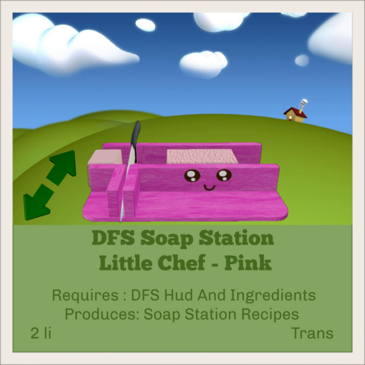 DFS Soap Station - Little Chef - Pink