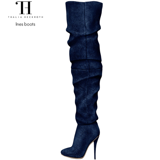 -Thalia Heckroth- Ines boots (MAITREYA) Royal Blue