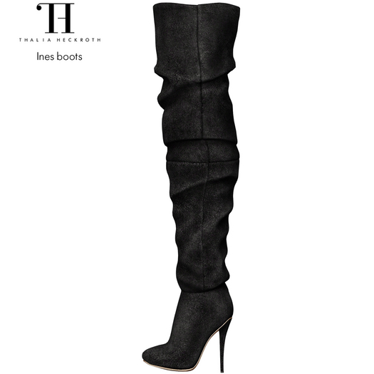 Thalia Heckroth - Ines boots PEBBLE