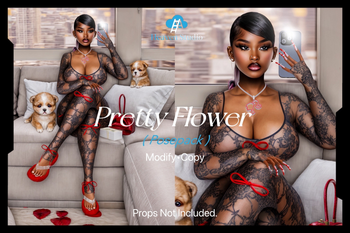 !HVS. PRETTY FLOWER POSE