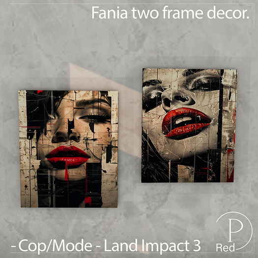 P.ReD. Fania two frame decor - Box