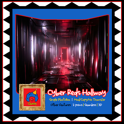 Clussy + Photo Box + Cyber Reds Hallway {ADD To Unpack} +