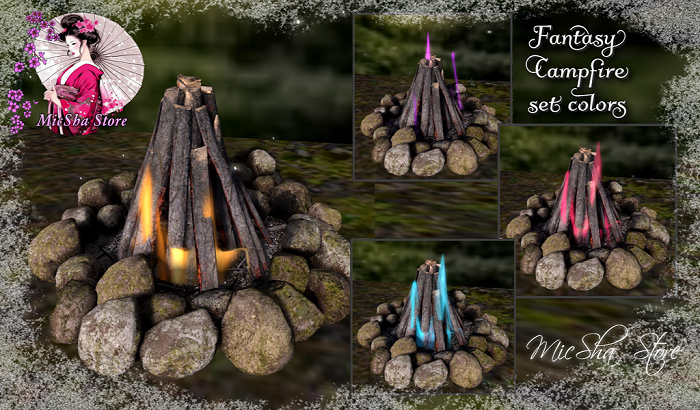 MICSHA-FANTASY CAMPFIRE SET COLORS