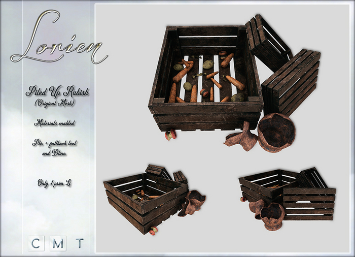 LORIEN PILED UP MEDIEVAL RUBISH BOXED