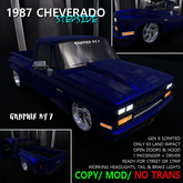 GB7 1987 Cheverado Stepside