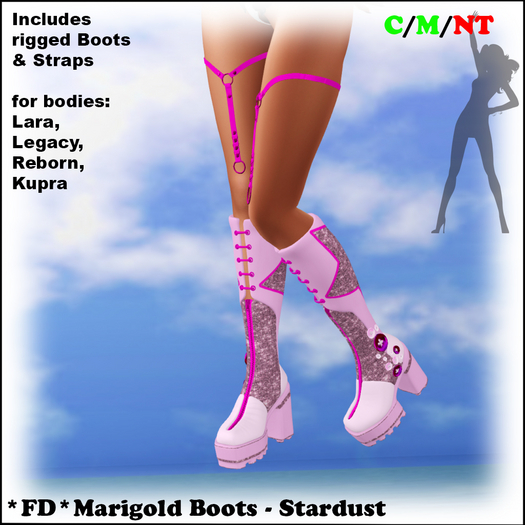 *FD* Marigold Boots [Boxed] Stardust