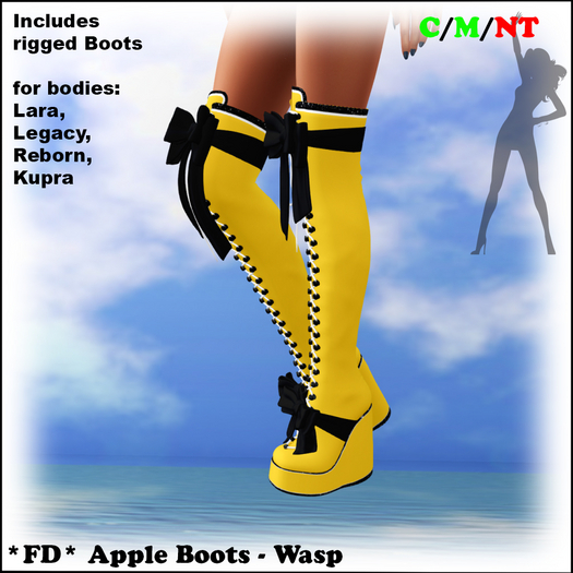 *FD* Apple Boots [Boxed] Wasp