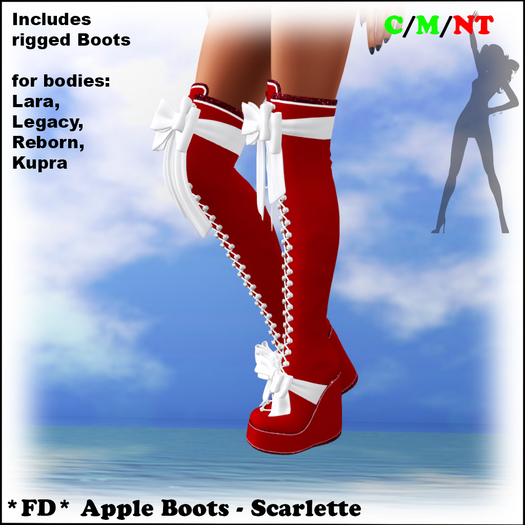 *FD* Apple Boots [Boxed] Scarlette